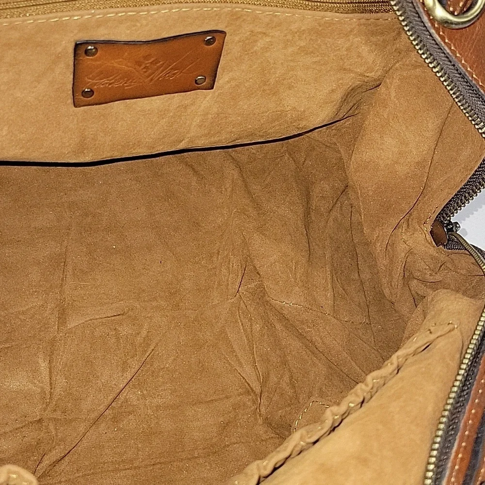 Patricia Nash Floral Leather Dome Satchel Handbag